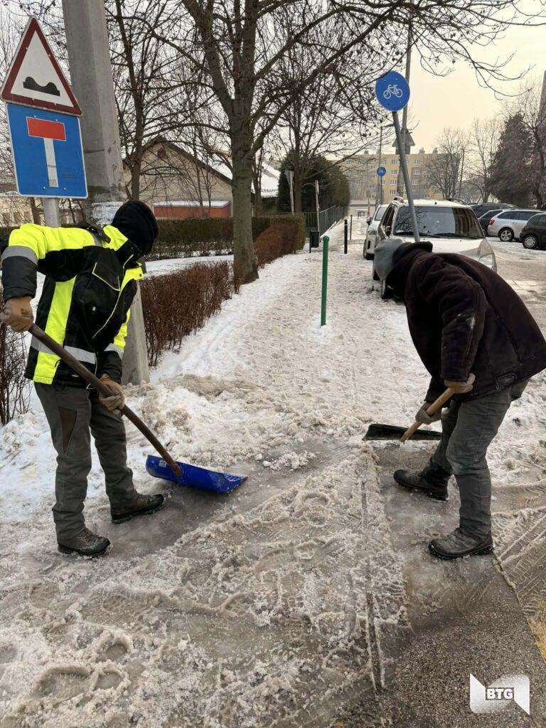 Téli munkálatok a biztonságos közlekedésért