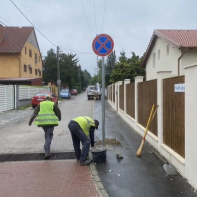 KRESZ tábla kihelyezés