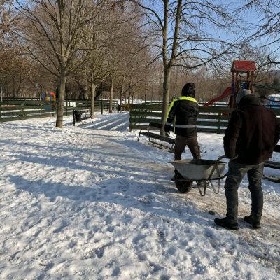 Kamaraerdei park sétány