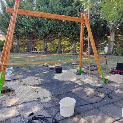 hinta felújítása Kesjár iskolába