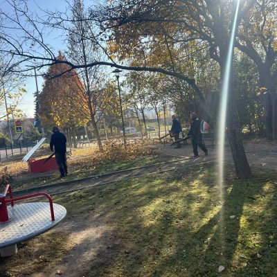 lombgyűjtés játszótéren (1)